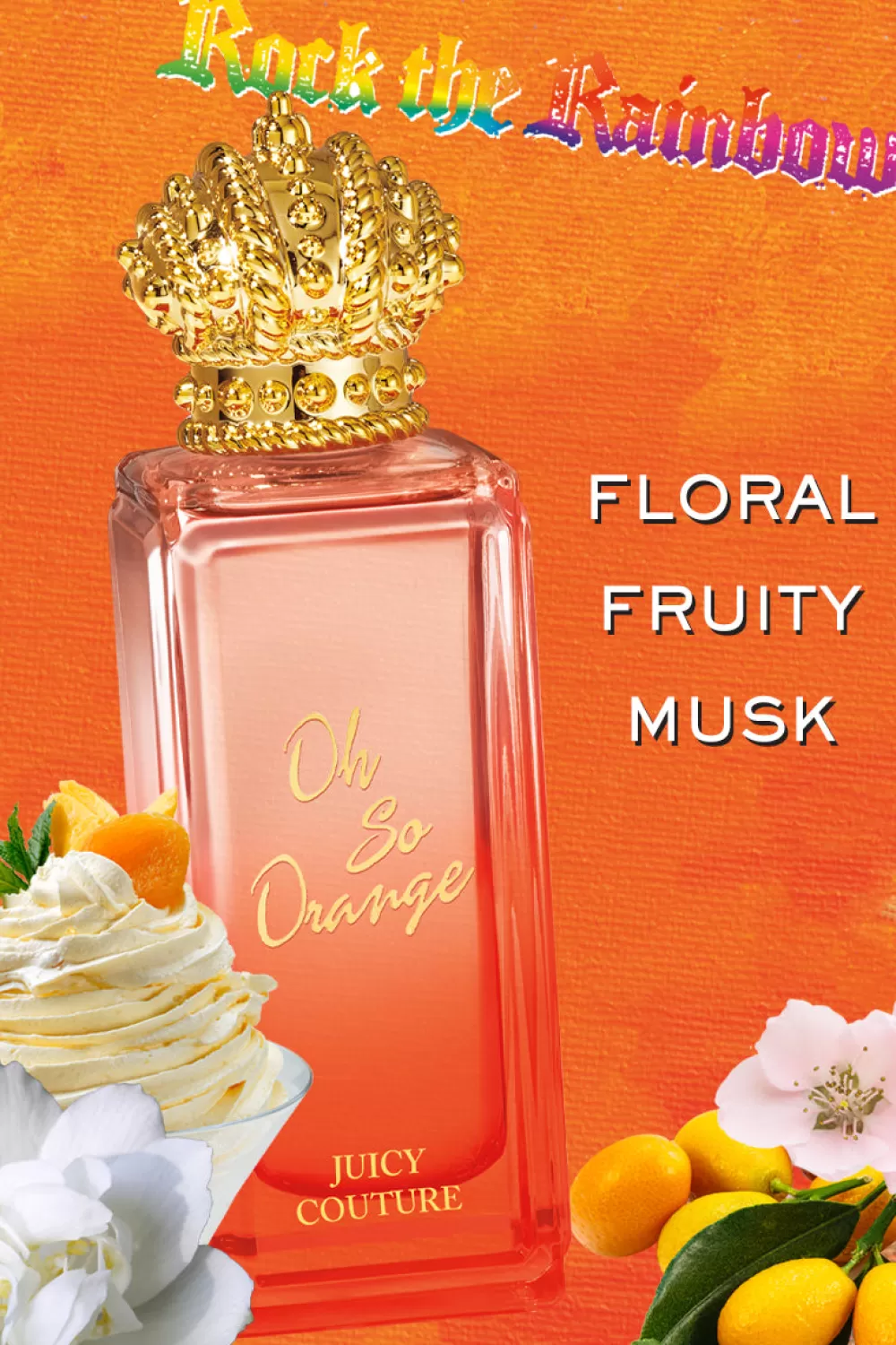 Juicy Couture Perfume^Rock the Rainbow Oh So Orange Eau de Toilette Spray 2.5 oz