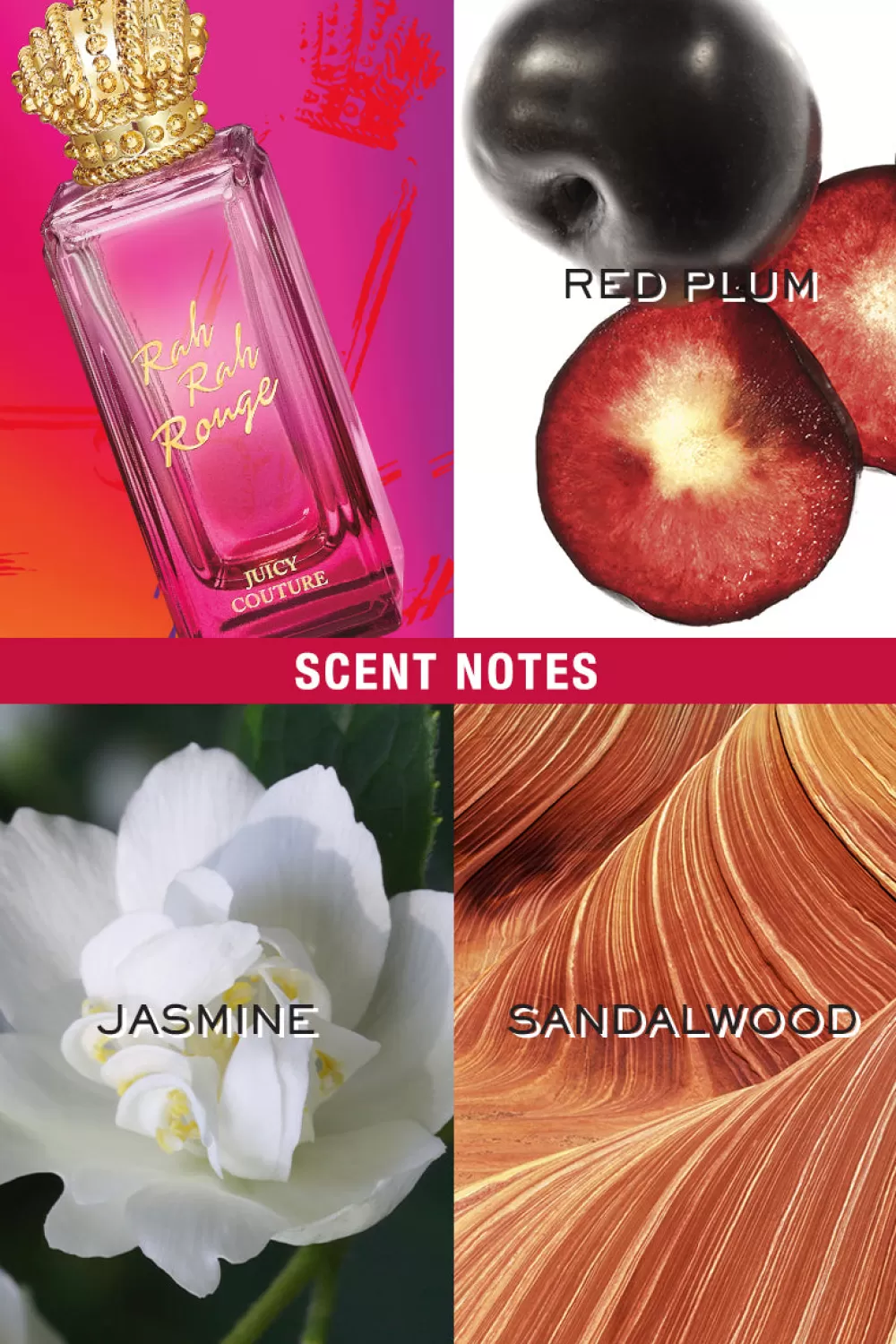 Juicy Couture Perfume^Rock the Rainbow Rah Rah Rouge Eau de Toilette Spray 2.5 oz